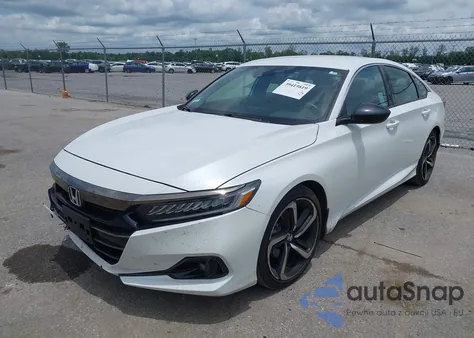 2022 Honda Accord Sport из США, поврежденный, VIN 1HGCV1F3XNA084806